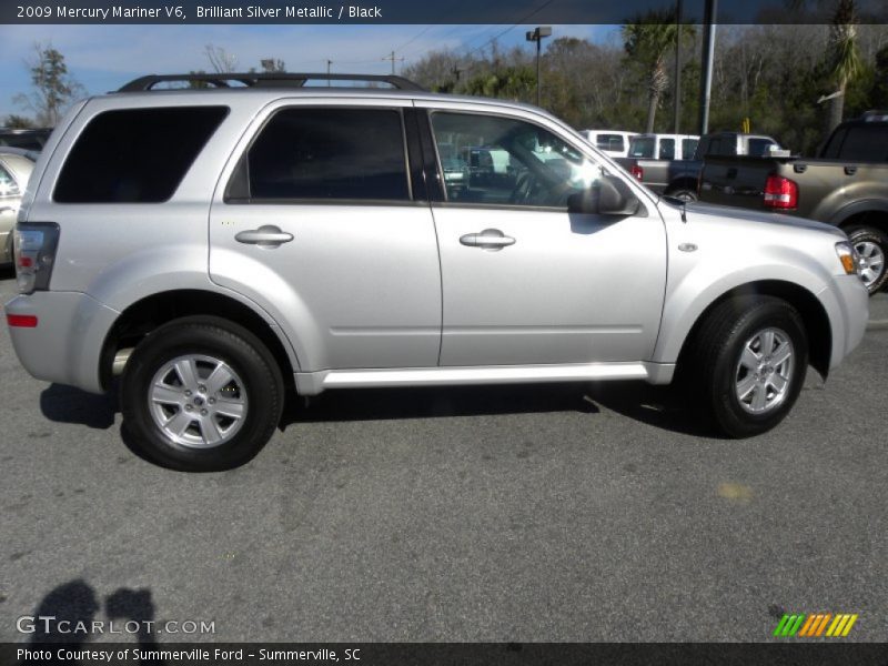 Brilliant Silver Metallic / Black 2009 Mercury Mariner V6