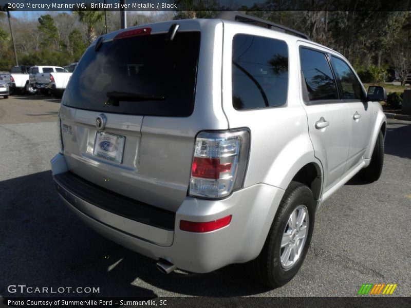 Brilliant Silver Metallic / Black 2009 Mercury Mariner V6