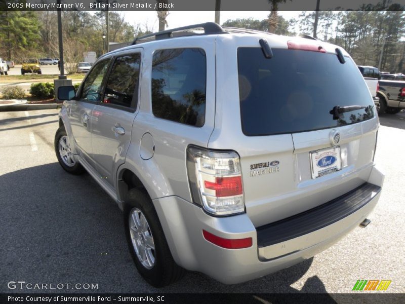 Brilliant Silver Metallic / Black 2009 Mercury Mariner V6