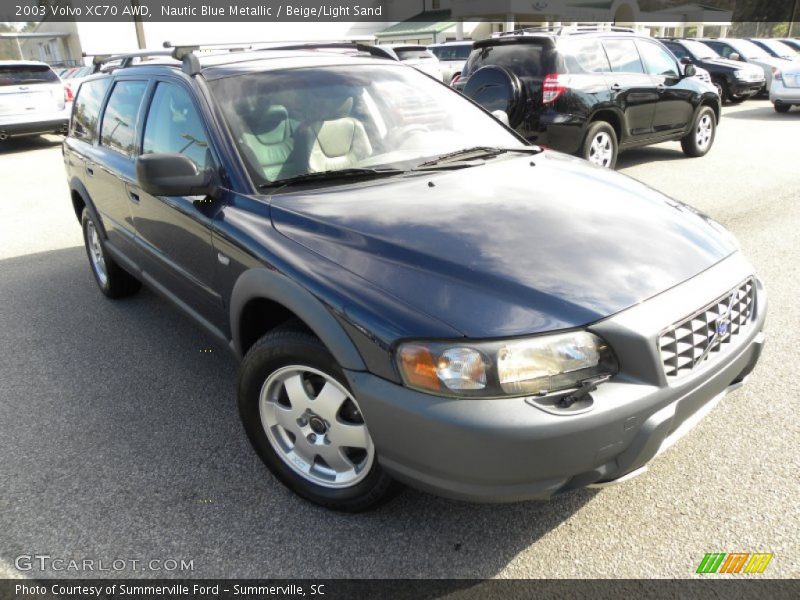 Nautic Blue Metallic / Beige/Light Sand 2003 Volvo XC70 AWD