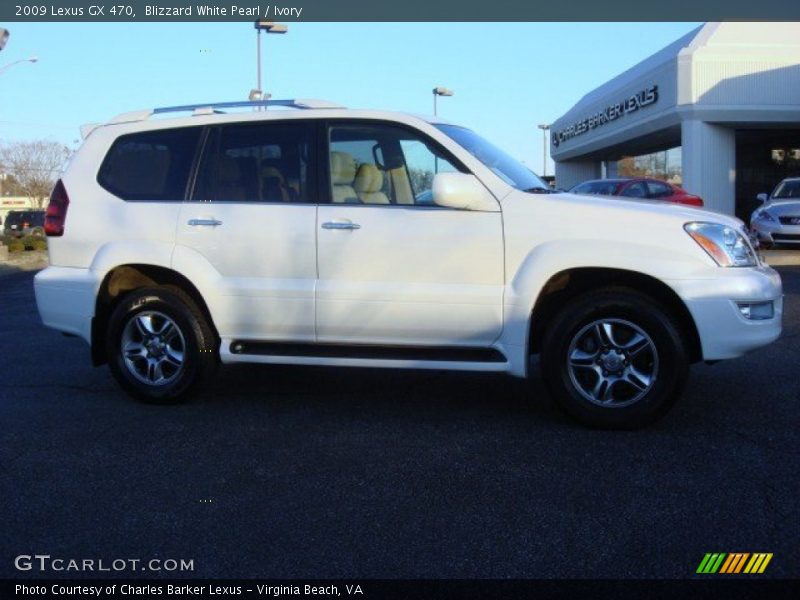 Blizzard White Pearl / Ivory 2009 Lexus GX 470