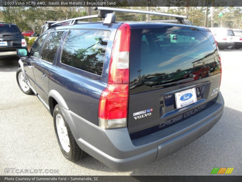 Nautic Blue Metallic / Beige/Light Sand 2003 Volvo XC70 AWD