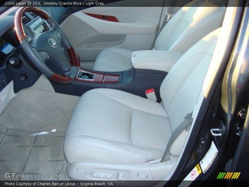 Smokey Granite Mica / Light Gray 2009 Lexus ES 350