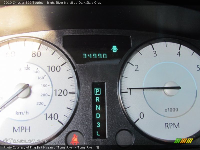 Bright Silver Metallic / Dark Slate Gray 2010 Chrysler 300 Touring