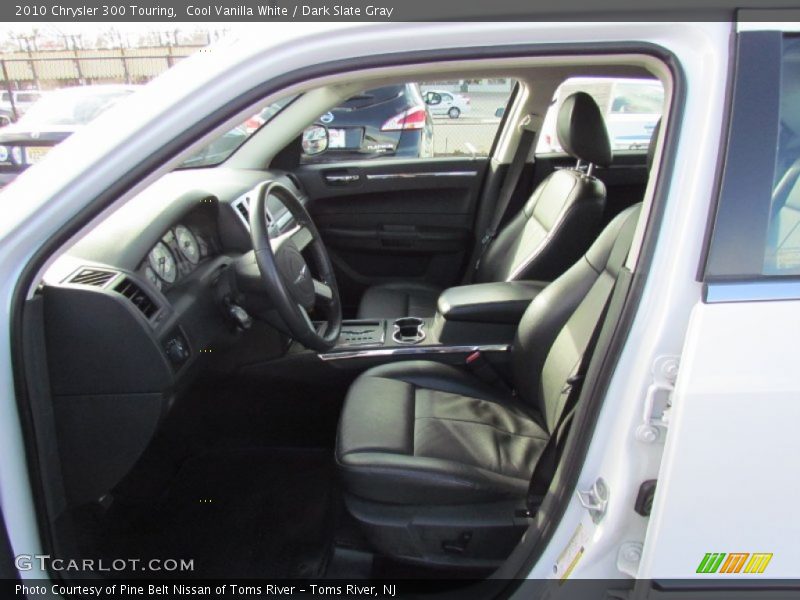 Cool Vanilla White / Dark Slate Gray 2010 Chrysler 300 Touring