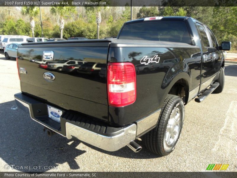 Black / Medium Flint 2007 Ford F150 XLT SuperCrew 4x4