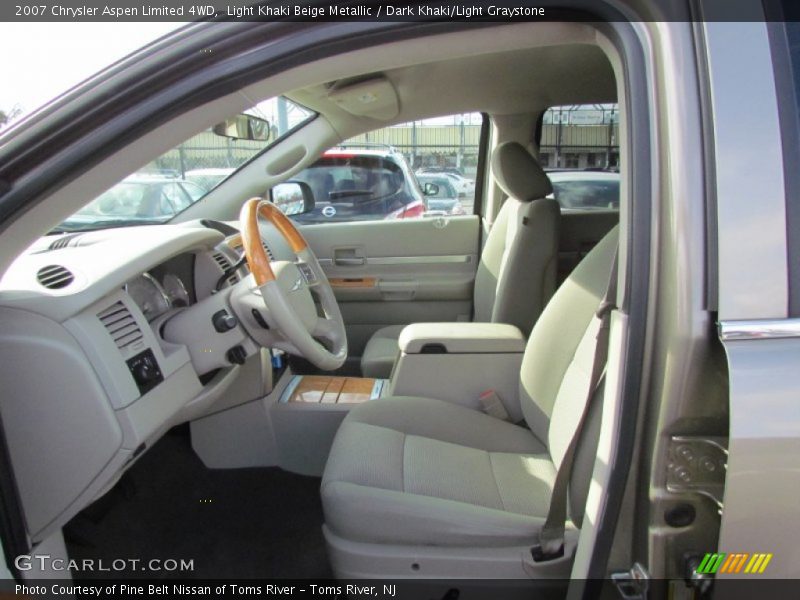  2007 Aspen Limited 4WD Dark Khaki/Light Graystone Interior