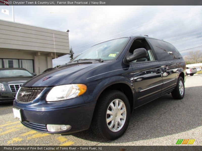 Patriot Blue Pearlcoat / Navy Blue 2003 Chrysler Town & Country LXi