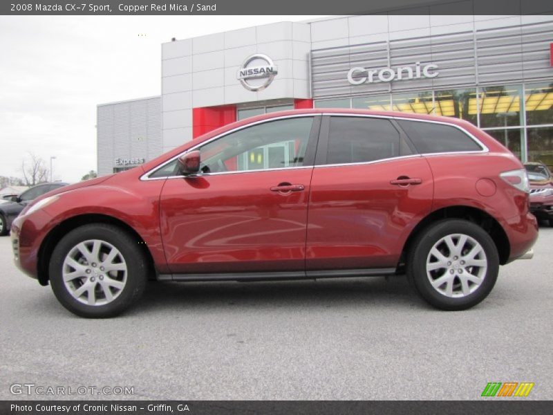 Copper Red Mica / Sand 2008 Mazda CX-7 Sport