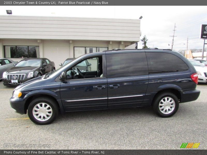 Patriot Blue Pearlcoat / Navy Blue 2003 Chrysler Town & Country LXi
