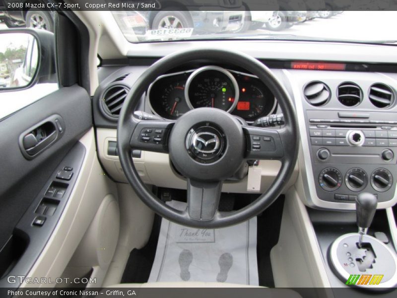 Copper Red Mica / Sand 2008 Mazda CX-7 Sport