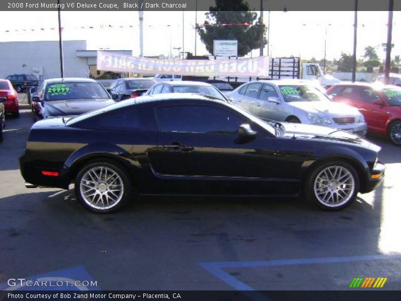 Black / Dark Charcoal 2008 Ford Mustang V6 Deluxe Coupe