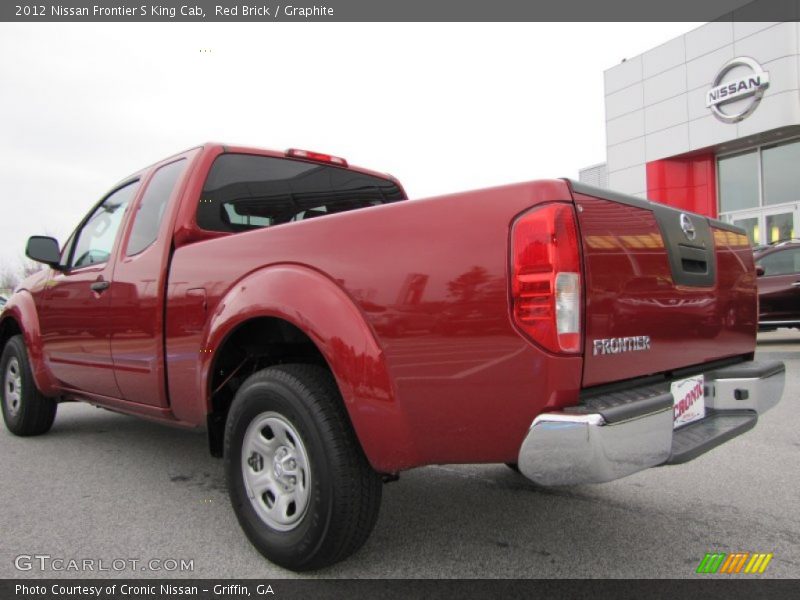 Red Brick / Graphite 2012 Nissan Frontier S King Cab