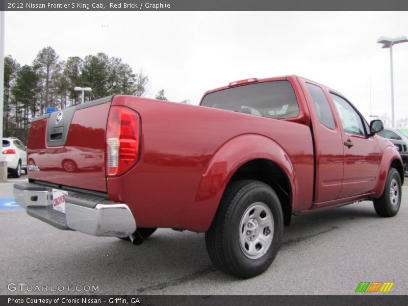 Red Brick / Graphite 2012 Nissan Frontier S King Cab