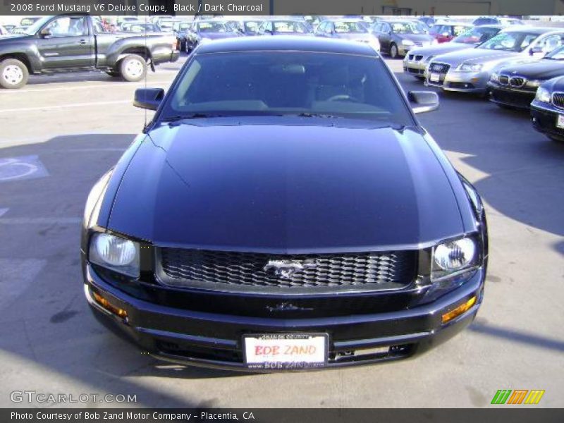 Black / Dark Charcoal 2008 Ford Mustang V6 Deluxe Coupe