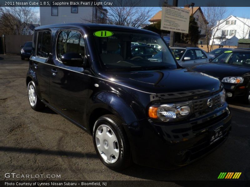 Sapphire Black Pearl / Light Gray 2011 Nissan Cube 1.8 S
