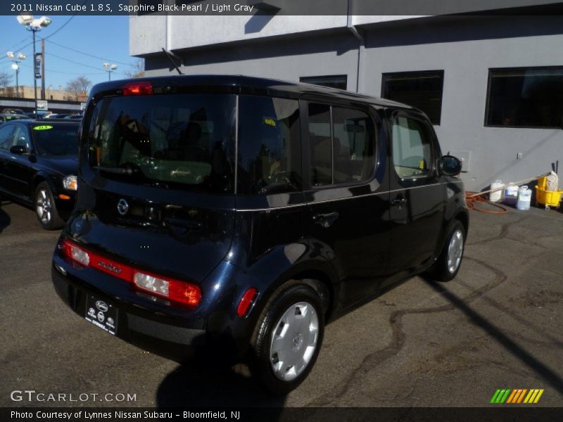 Sapphire Black Pearl / Light Gray 2011 Nissan Cube 1.8 S
