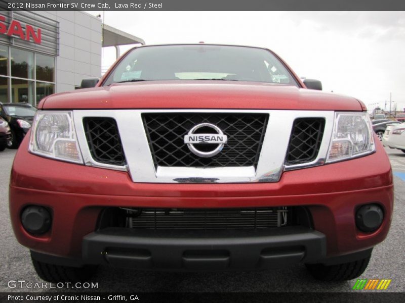 Lava Red / Steel 2012 Nissan Frontier SV Crew Cab
