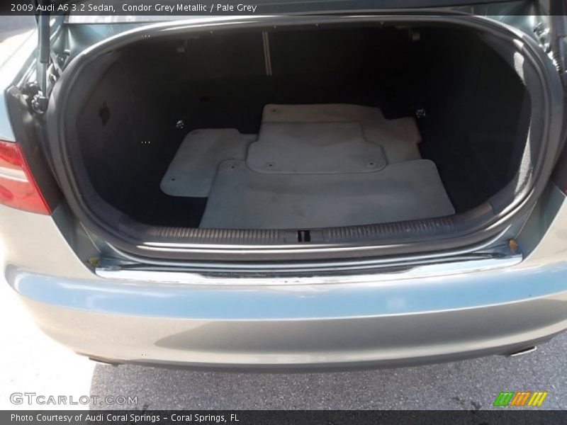 Condor Grey Metallic / Pale Grey 2009 Audi A6 3.2 Sedan