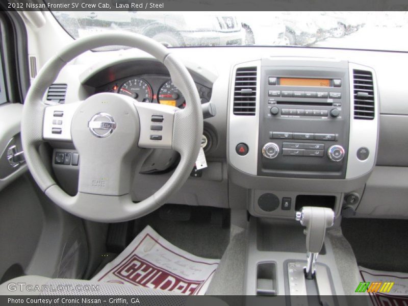 Lava Red / Steel 2012 Nissan Frontier SV Crew Cab