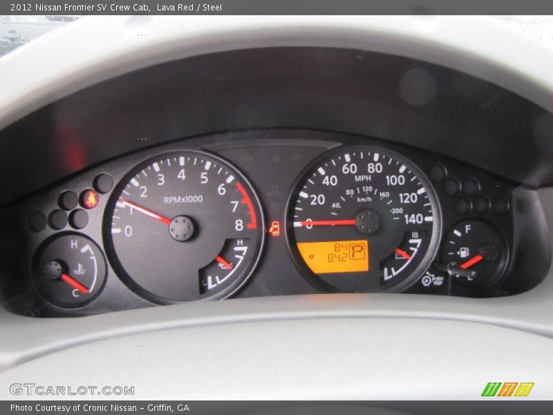 Lava Red / Steel 2012 Nissan Frontier SV Crew Cab