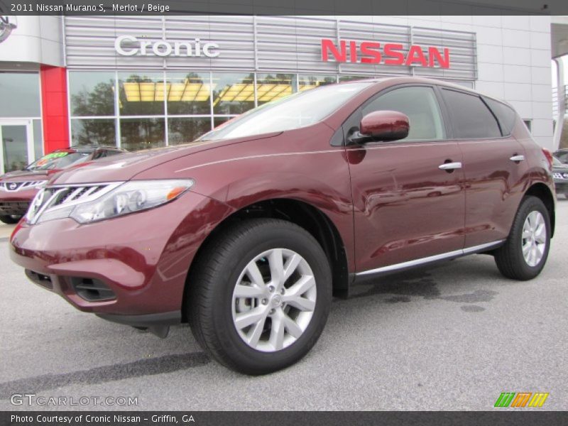 Merlot / Beige 2011 Nissan Murano S