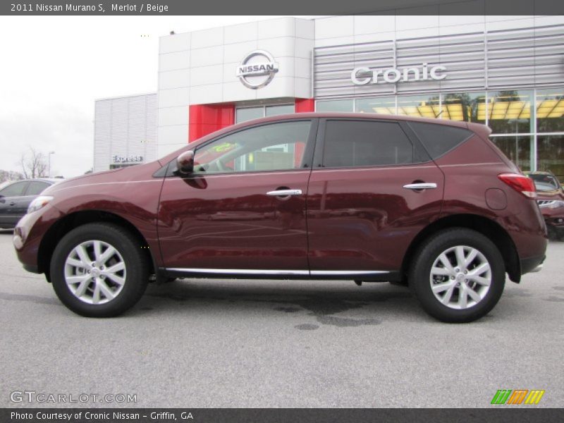 Merlot / Beige 2011 Nissan Murano S