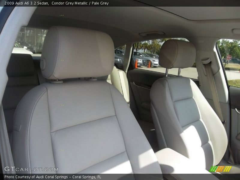 Condor Grey Metallic / Pale Grey 2009 Audi A6 3.2 Sedan