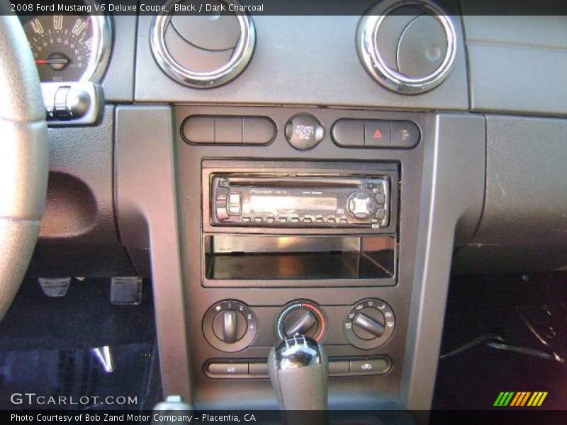 Black / Dark Charcoal 2008 Ford Mustang V6 Deluxe Coupe
