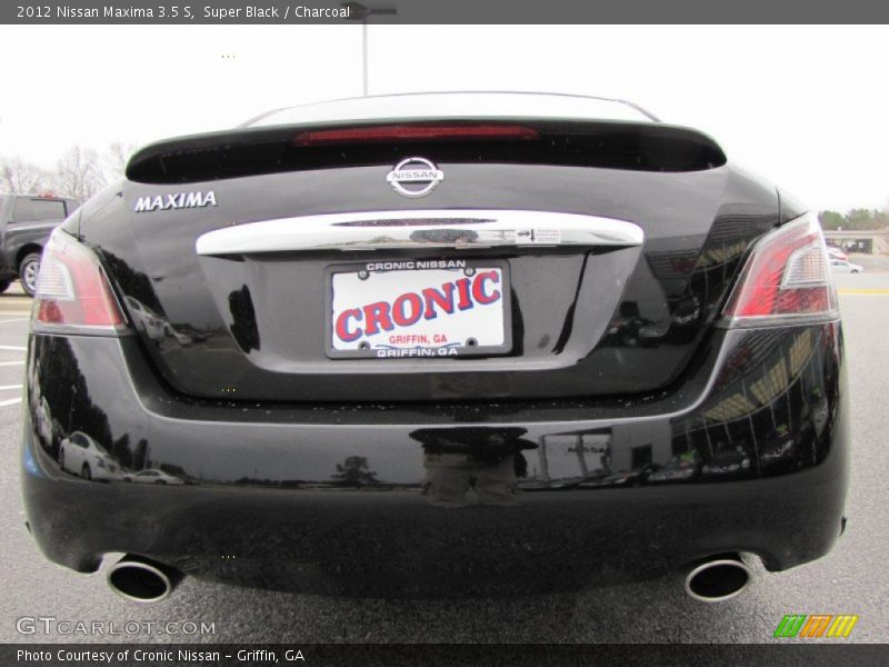 Super Black / Charcoal 2012 Nissan Maxima 3.5 S