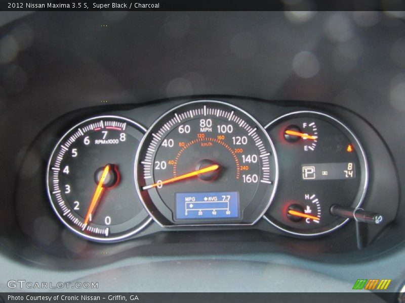 Super Black / Charcoal 2012 Nissan Maxima 3.5 S
