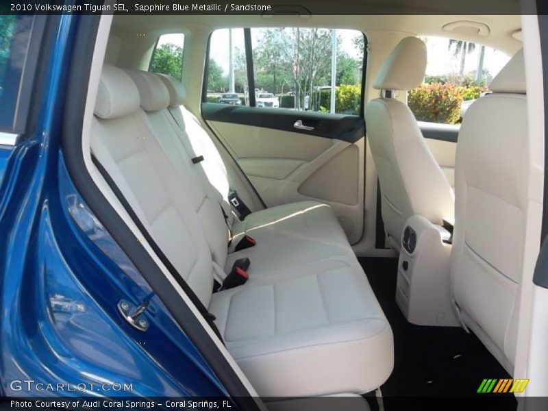 Sapphire Blue Metallic / Sandstone 2010 Volkswagen Tiguan SEL