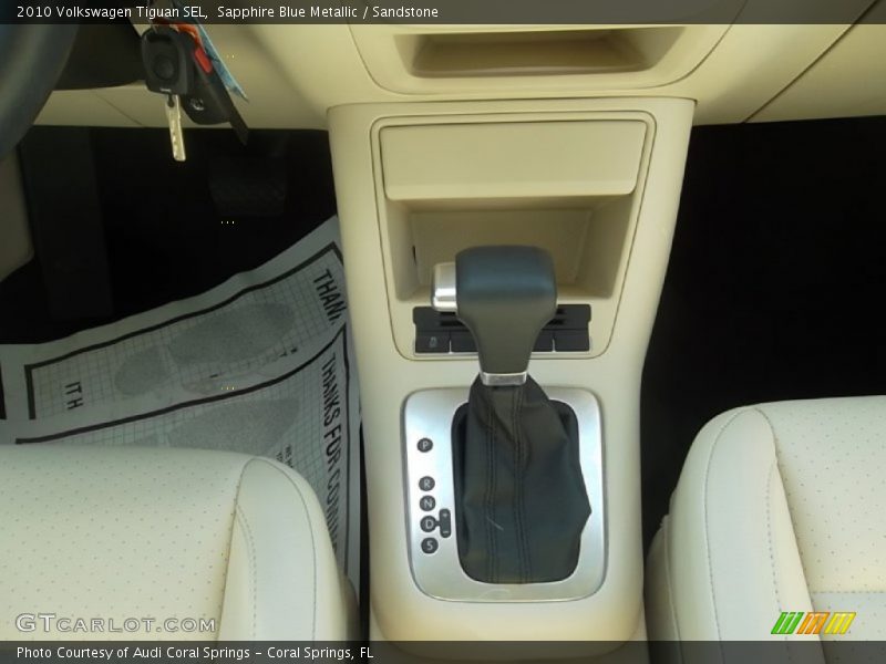 Sapphire Blue Metallic / Sandstone 2010 Volkswagen Tiguan SEL