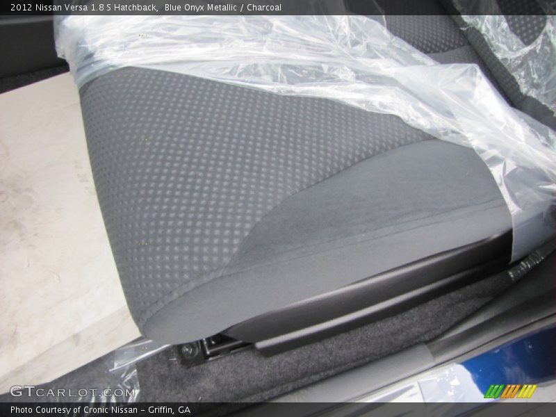 Blue Onyx Metallic / Charcoal 2012 Nissan Versa 1.8 S Hatchback