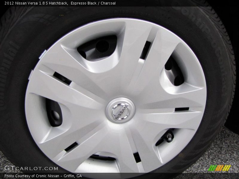 Espresso Black / Charcoal 2012 Nissan Versa 1.8 S Hatchback
