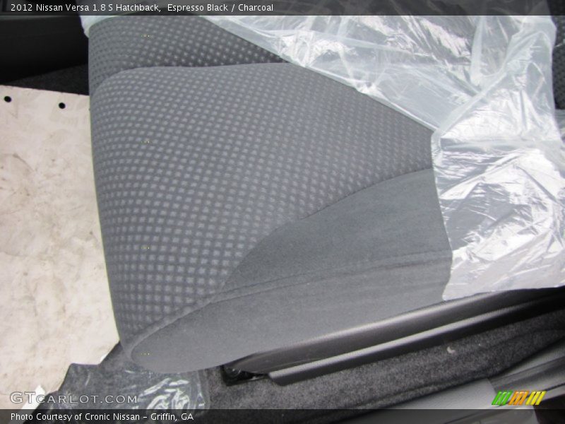 Espresso Black / Charcoal 2012 Nissan Versa 1.8 S Hatchback