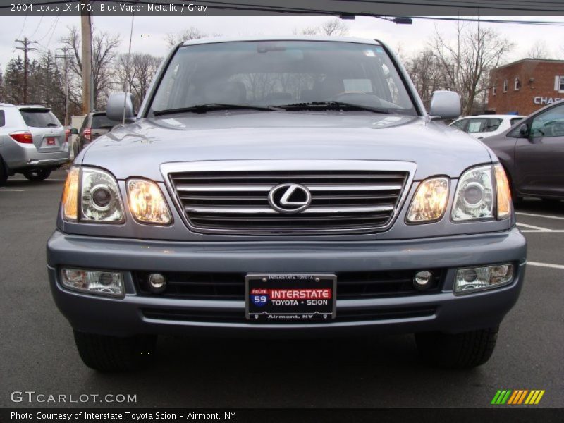 Blue Vapor Metallic / Gray 2004 Lexus LX 470