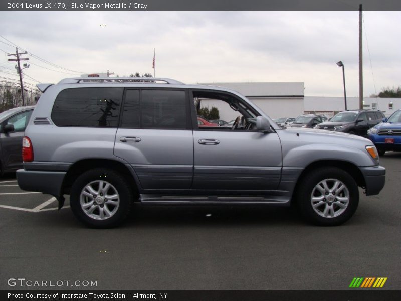 Blue Vapor Metallic / Gray 2004 Lexus LX 470