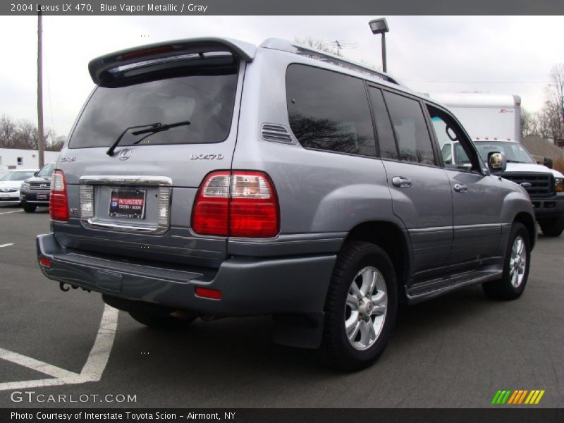 Blue Vapor Metallic / Gray 2004 Lexus LX 470