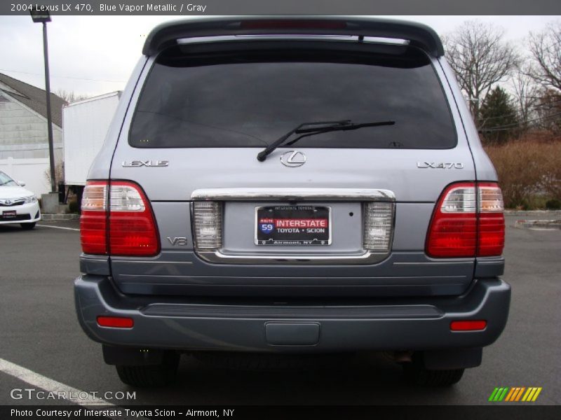 Blue Vapor Metallic / Gray 2004 Lexus LX 470