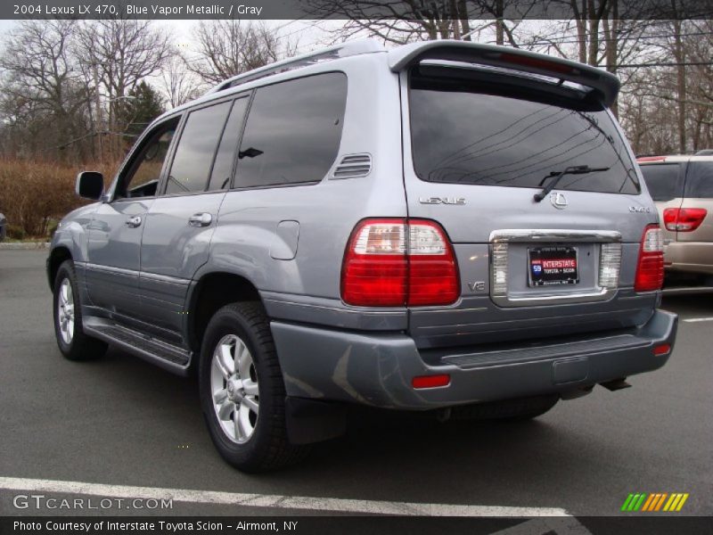 Blue Vapor Metallic / Gray 2004 Lexus LX 470