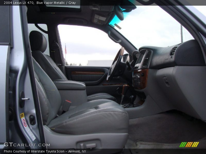 Blue Vapor Metallic / Gray 2004 Lexus LX 470