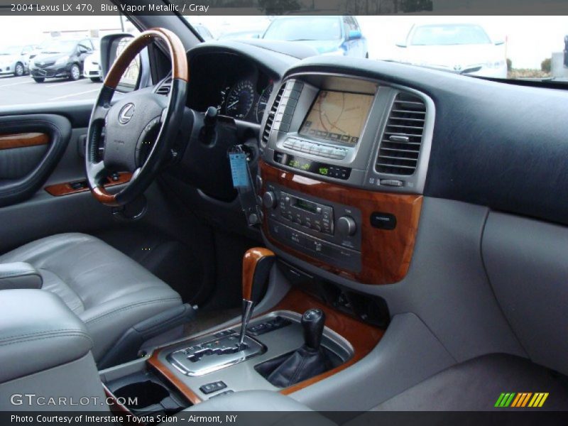 Blue Vapor Metallic / Gray 2004 Lexus LX 470