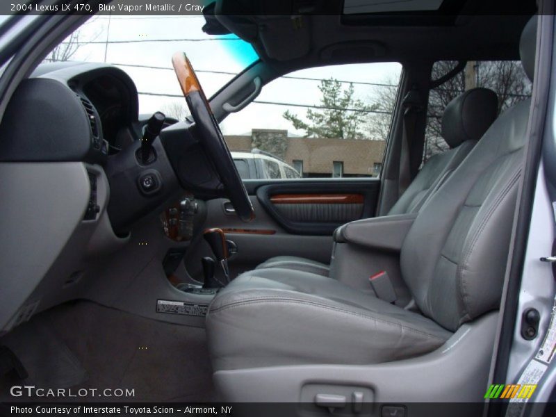 Blue Vapor Metallic / Gray 2004 Lexus LX 470