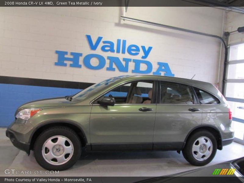 Green Tea Metallic / Ivory 2008 Honda CR-V LX 4WD