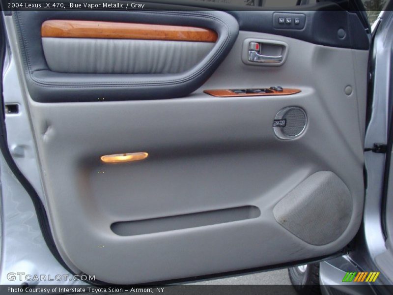 Blue Vapor Metallic / Gray 2004 Lexus LX 470