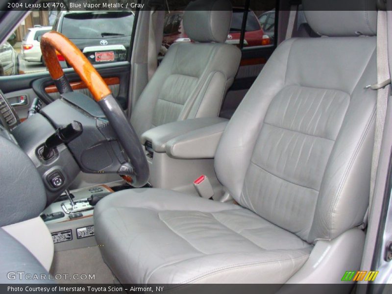 Blue Vapor Metallic / Gray 2004 Lexus LX 470