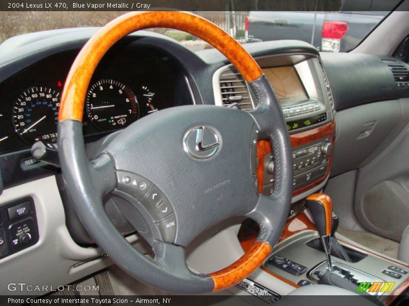 Blue Vapor Metallic / Gray 2004 Lexus LX 470