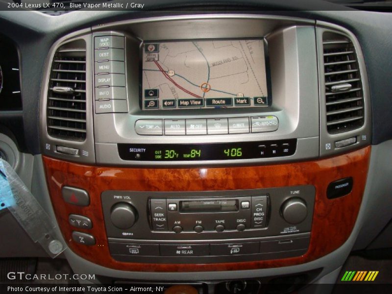 Blue Vapor Metallic / Gray 2004 Lexus LX 470