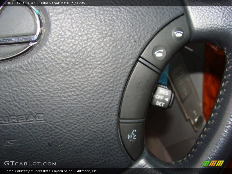 Blue Vapor Metallic / Gray 2004 Lexus LX 470